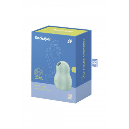 Powietrzny stymulator Satisfyer Pro To Go 1 mięta